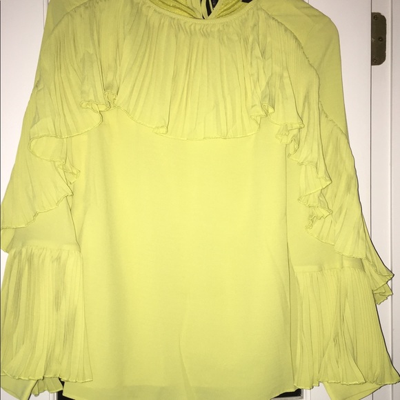 CLEARANCE SALE: Long Sleeve Ruffle Blouse - Picture 2 of 6